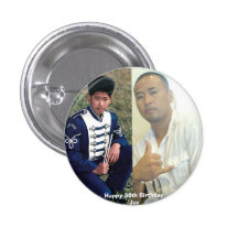 Botão do aniversário - personalizado pins