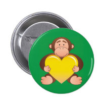 Botão verde de Monty crachás