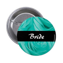 Botões & crachás azuis Wedding - personalize Boton