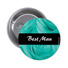 Botões & crachás cor-de-rosa Wedding - personalize Pins