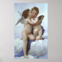 Bouguereau - L'Amour e Psyché, Enfants Posteres