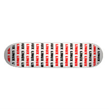 Branco vermelho & Linux Skate