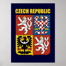 Brasão da república checa poster