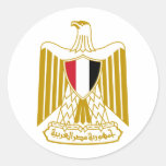 Brasão de Egipto Adesivo Redondo