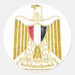 Brasão de Egipto Adesivo Redondo