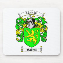 Brasão de Farrell - tapete do rato Mousepads