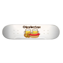 Bratwurst & cerveja de Oktoberfest Skate