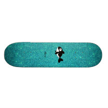 Brilho conhecido personalizado de turquesa da bale skate personalizado