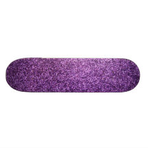 Brilho roxo do falso skates