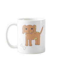 Brown manchou o cão de filhote de cachorro canegas