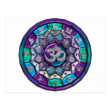 ~ BTC da mandala da independência de UROCK Cartão Postal