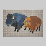 Buffalo Bill & canvas de arte Buffy impressões em tela