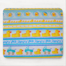 buggie de borracha do duckie e do bebê mousepad
