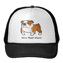 Buldogue dos desenhos animados bone
