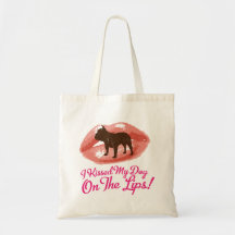 Buldogue francês bolsa para compras