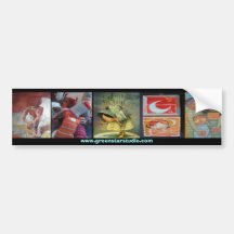 bumpersticker do greenstarstudio adesivos