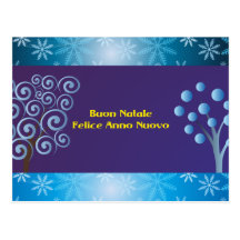 Buon Natale Felice Anno Nuovo Cartao Postal