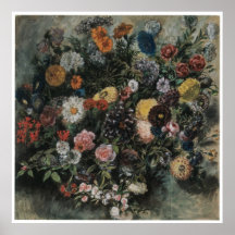 Buquê das flores, 1849-50 pôsteres
