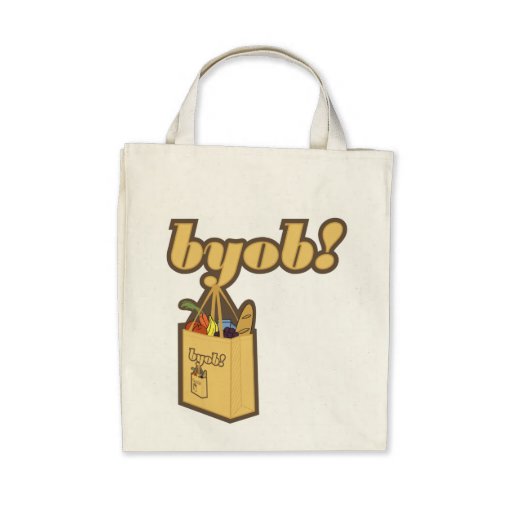 byob! À infinidade! Orgânico Bolsa