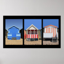 Cabanas da praia posters