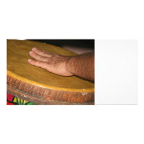 cabeça da pele do cilindro da mão com hand.jpg cartões de fotografias