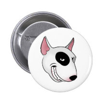 cabeça de bull terrier botons