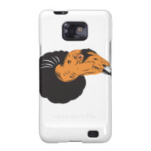 Cabeça do Buzzard do abutre Capas Para Galaxy S2