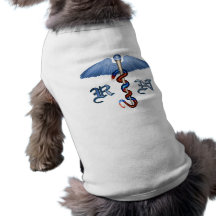 Caduceus do RN Camisas Para Cães