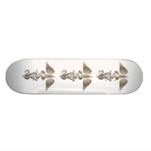 Caduceus veterinário skate personalizado