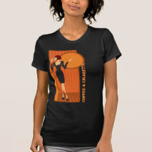 café & cigarro camiseta