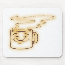 Café coffee mouse pad