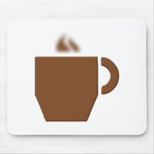Café coffee mouse pad