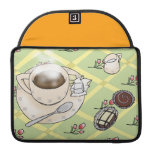 Café, creme e açúcar da manhã bolsa para MacBook