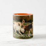 Café do cheiro dos cães caneca