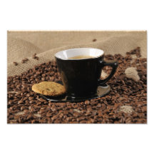 Café e biscoito fotografias