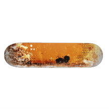 Café manchado skates personalizados