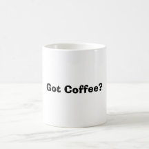 Café obtido? canecas