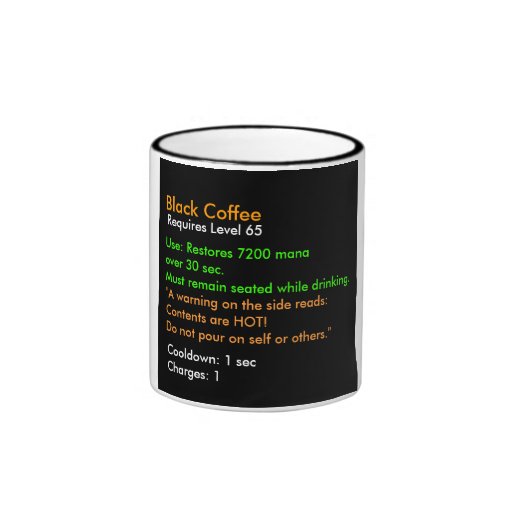 Café preto caneca