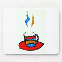 café quente mousepad