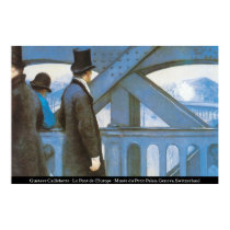 Caillebotte - l'Europe de Le Pont de posters