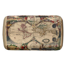 Caixa antiga de Blackberry do mapa de Velho Mundo  Capa Blackberry Case-Mate