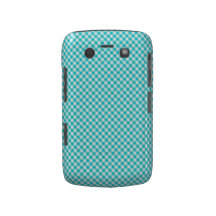 Caixa azul bonito Checkered Capas Blackberry Bold