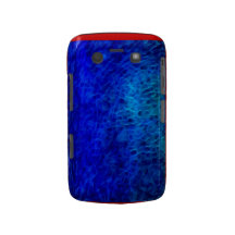 Caixa azul profunda de Blackberry da forma da arte Capas Blackberry