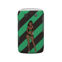 Caixa corajosa de Blackberry do modelo africano do Capas Blackberry