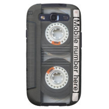 Caixa da galáxia S3 de Samsung da cassete de banda Capas Para Galaxy S3