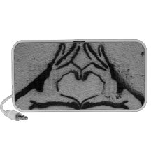Caixa de Som Grafitada Caixinhas De Som Para Mp3