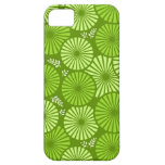 Caixa floral retro bonita, verde do iPhone 5 Capas De iPhone 5 Case-Mate
