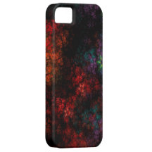 Caixa preta do iPhone 5 do Fractal do jardim Capa De iPhone 5 Case-Mate
