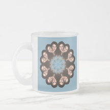 Caleidoscópio bonito da senhora caneca