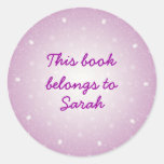 Caleidoscópio de etiquetas do livro das estrelas adesivos em formato redondos